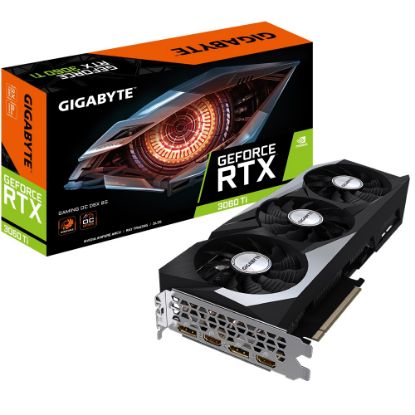  Зображення Відеокарта GeForce RTX 3060 Ti  8GB GDDR6X   GigaByte Gaming OC 8G rev.1.0  (LHR)) 