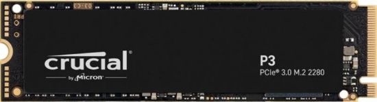  Зображення Твердотільний диск M.2   500GB  Crucial P3   PCI-Express 3.0x4, Up to 3500/1900 MB/s 3D NAND TLC (CT500P3SSD8)) 