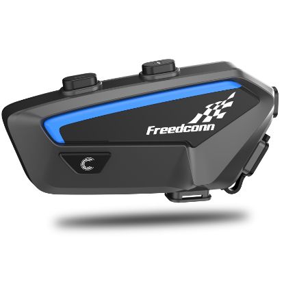  Зображення Bluetooth-мотогарнітура для шолома FreedConn FX black (fdfxb) 