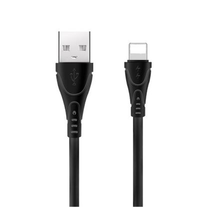  Зображення Кабель XoKo SC-112i USB-Lightning, 1 м Black (XK-SC-112i-BK) 