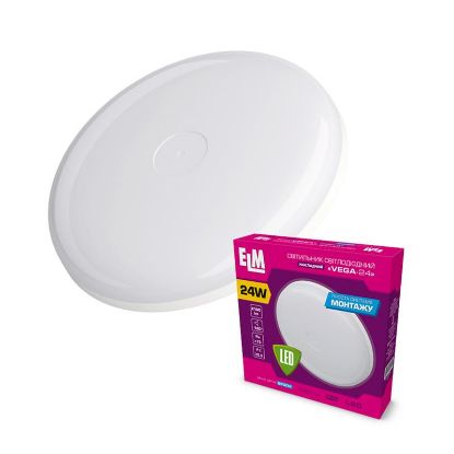  Зображення Світильник ELM VEGA-24W 6500K (26-0052) 