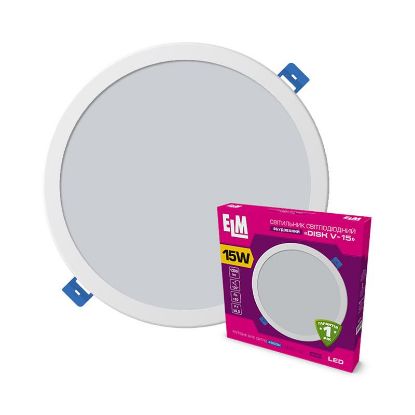  Зображення Світильник ELM Disk V - 15W 4000K (26-0086) 