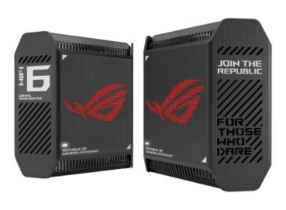  Зображення Wi-Fi Mesh система Asus ROG Rapture Gaming Mesh System GT6 Black 2PK (B-2-PK) 