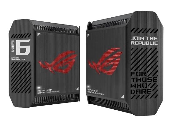  Зображення Wi-Fi Mesh система Asus ROG Rapture Gaming Mesh System GT6 Black 2PK (B-2-PK) 