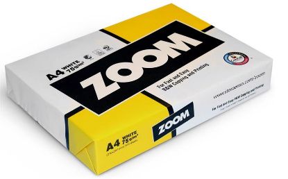  Зображення Папір Zoom 80g/m2, A4, 500арк, class C, білизна 150% CIE 