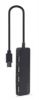  Зображення Пристрій USB Gembird UHB-CM-U2P4-01, Хаб Type-C на 4 порти USB 2.0, пластик, чорний) 