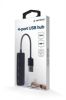  Зображення Пристрій USB Gembird UHB-U2P4-06, Хаб на 4 порти USB 2.0, пластик, чорний) 