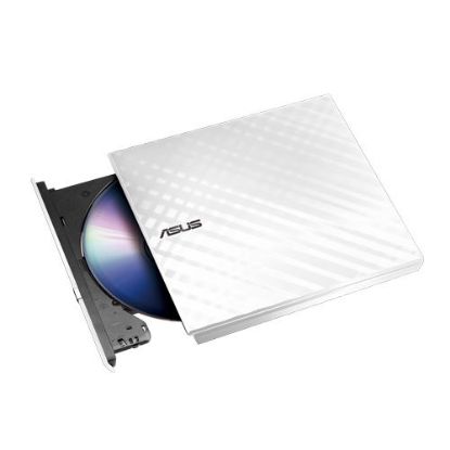  Зображення Привід DVD+/-RW ASUS SDRW-08D2S-U LITE/DWHT BOX, USB 2.0, White 