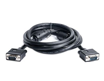  Зображення Кабель мультимедійний VGA 1.8m HD15M Pro black REAL-EL (EL123500043) 
