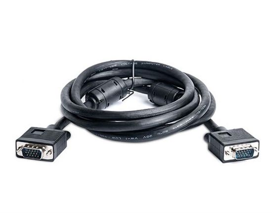  Зображення Кабель мультимедійний VGA 1.8m HD15M Pro black REAL-EL (EL123500043) 