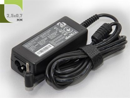  Зображення Блок живлення для ноутбука 1StCharger Asus 40W 19V 2.1A 2.5x0.7 + кабель живлення 