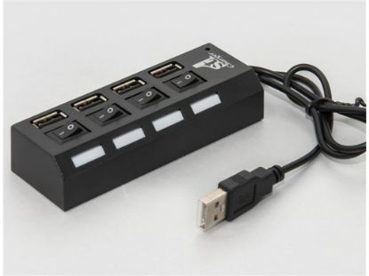  Зображення USB концентратор (Hub) 1stCharger 4-port USB2.0 