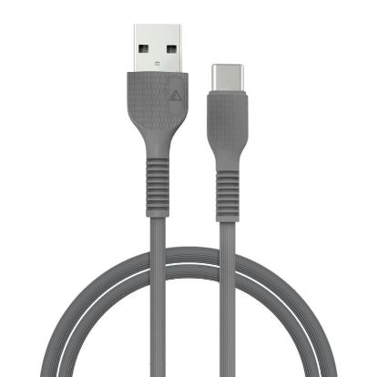  Зображення Кабель ACCLAB AL-CBCOLOR-T1BK USB-USB Type-C 1.2м Black (1283126518232) 