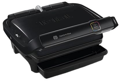  Зображення Гриль Tefal прижимний OptiGrill Elite, 2000Вт, темп. режимів-15, з`ємні пластини, метал, чорний 