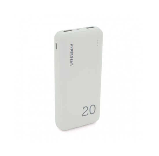  Зображення Універсальна мобільна батарея Hypergear 20000mAh Fast Charge White (Hypergear-15460/29509) 