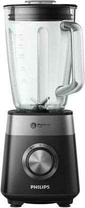  Зображення Блендер PHILIPS стаціонарний Series 5000, 800Вт, чаша-2000мл, скло, чорний 