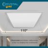  Зображення Світильник стельовий світлодіодний Crystal Gold Agat-S 42W 4000K PNL-006 