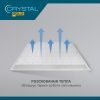  Зображення Світильник стельовий світлодіодний Crystal Gold Agat-S 42W 4000K PNL-006 