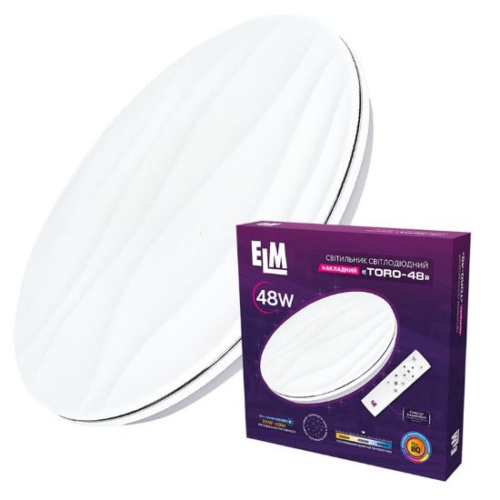  Зображення Світильник ELM TORO- 48W (+пульт) 3000-6500K (26-0117) 