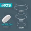  Зображення Світильник стельовий з пультом ДК Ikos Colo 80W 2800-6500К IP20 0004-BLG 
