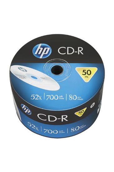  Зображення Диск CD-R 700MB  52x   50pcs  HP (69300)) 