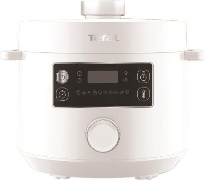  Зображення Мультиварка-скороварка Tefal Turbo Cuisine , 1000Вт, чаша-4,8л, механічне керування, пластик, білий 