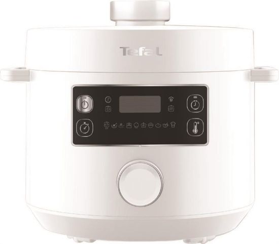  Зображення Мультиварка-скороварка Tefal Turbo Cuisine , 1000Вт, чаша-4,8л, механічне керування, пластик, білий 