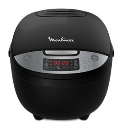  Зображення Мультиварка Moulinex Simply Cook, 750Вт, чаша-4л, кнопкове керування, пластик, чорний 