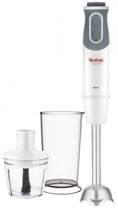  Зображення Блендер Tefal заглибний Optichef, 800Вт, 3в1, чаша-800мл, чопер 500мл, турборежим , білий 