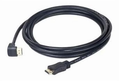  Зображення Cable Cablexpert CC-HDMI490-15 HDMI-HDMI V.1.4 папа/папа, повернутий під 90 градусів, з позолоченими коннекторами, 4.5 м, поліетиленова упаковка ) 