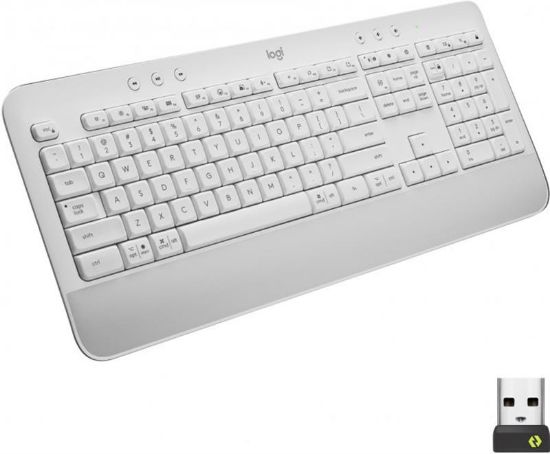  Зображення Клавіатура Logitech Signature K650 USB/Bluetooth UA Off-White (920-010977) 