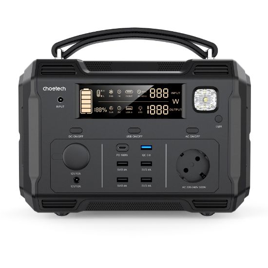  Зображення Зарядна станція Choetech 500W (39064) 