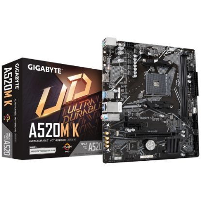  Зображення Материнська плата Gigabyte A520M K Socket AM4 