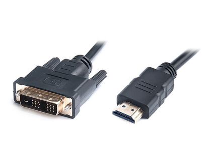 Зображення Кабель мультимедійний HDMI to DVI 1.8m REAL-EL (EL123500013) 
