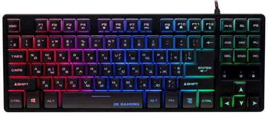  Зображення Клавіатура 2E GAMING KG290 87 keys LED USB Black UKR 