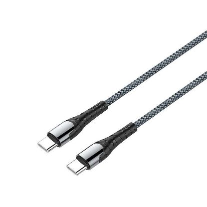  Зображення Кабель 1m Type-C/Type-C Colorway (PD Fast Charging) 3.0А (65W) 1м серый (CW-CBPDCC040-GR) 