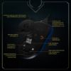  Зображення Мишка бездротова Logitech G PRO Wireless Gaming Mouse League of Legends Edition (910-006451) Blue US 