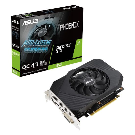  Зображення Відеокарта GF GTX 1650 4GB GDDR6 Phoenix OC V2 Asus (PH-GTX1650-O4GD6-P-V2) 