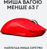  Зображення Мишка Logitech G Pro X Superlight Wireless Red (910-006784) 