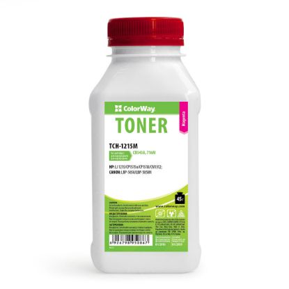  Зображення Тонер Colorway HP CLJ CP1215/1515 Magenta 45g/bottle 