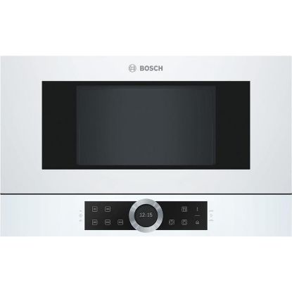  Зображення Мікрохвильова піч Bosch вбудовувана, 21л, електр. управл., 900Вт, дисплей, інвертор, білий 