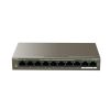  Зображення Комутатор TENDA TEF1110P-8-102W 8xFE PoE, 2x1GE Uplink 