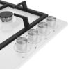  Зображення Варильна поверхня Beko газова, 60см, чавун, білий 