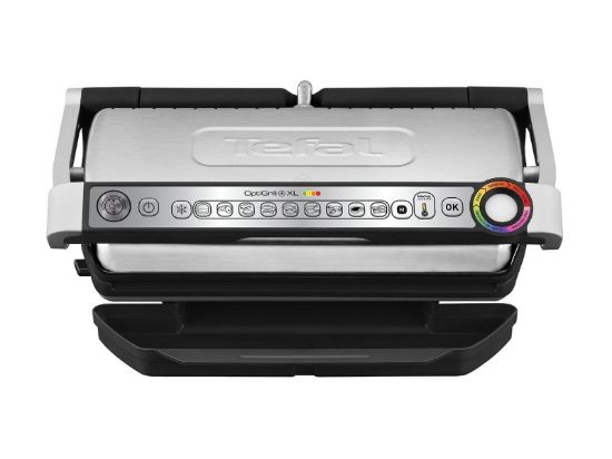  Зображення Гриль Tefal прижимний OptiGrill + XL, 2000Вт, темп. режимів-4, з`ємні пластини, метал 