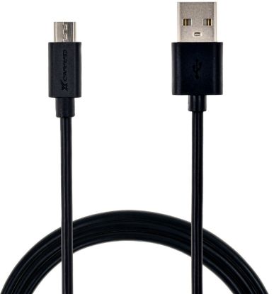  Зображення Кабель Grand-X USB-microUSB, Cu, 2,1A, Black, 1m (PM01S) 