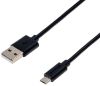  Зображення Кабель Grand-X USB-microUSB, Cu, 2,1A, Black, 1m (PM01S) 