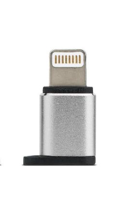  Зображення Адаптер Remax Visual MicroUSB-Lightning Silver (RA-USB2-SILVER) 