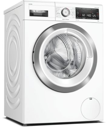  Зображення Пральна машина Bosch фронтальна, 9кг, 1400, A+++, 60см, дисплей, білий 