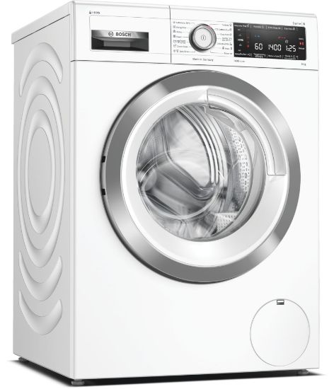  Зображення Пральна машина Bosch фронтальна, 9кг, 1400, A+++, 60см, дисплей, білий 