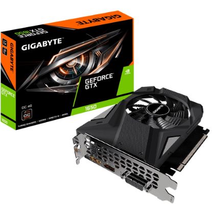  Зображення Відеокарта GeForce GTX 1650  4GB GDDR6   GigaByte D6 OC 4G  (128 bit, PCI-E 3.0 x 16, L=172 W=122 H=40 мм)) 